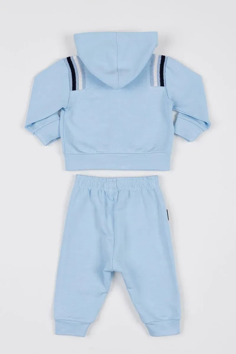 Conjunto Bebê Abrigo com Blusa e Calça de Moletinho de Viscose Felpado