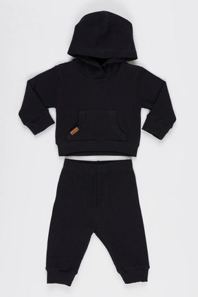 Conjunto Bebê Abrigo de Malha Texturizada