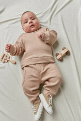 Conjunto Bebê Abrigo Comfy de Malha Texturizada Casinha de Abelha