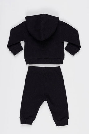 Conjunto Bebê Abrigo de Malha Texturizada