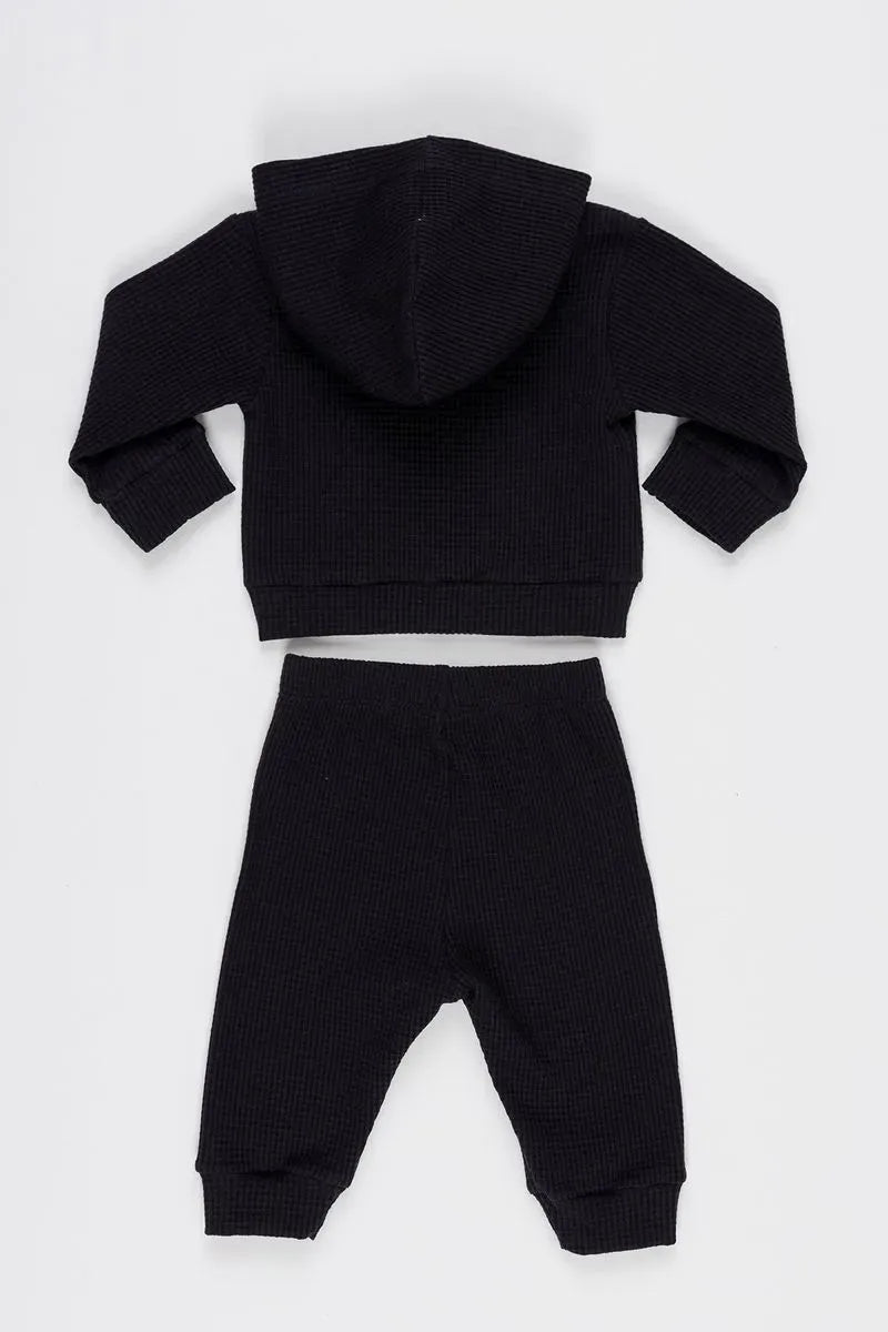 Conjunto Bebê Abrigo de Malha Texturizada