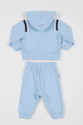 Conjunto Bebê Abrigo com Blusa e Calça de Moletinho de Viscose Felpado